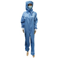 Factory Sale Safe Working Hooded ESD Antistatic Jumpsuit for Cleanroom Use